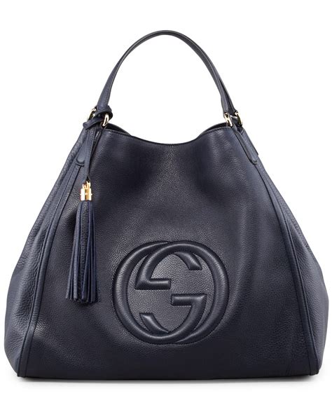 buy gucci oval shaped navy blue purse|Gucci purse blue flowers.